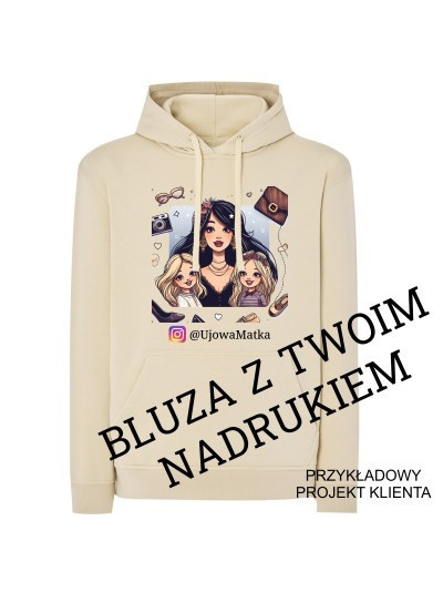 Bluza z Twoim nadrukiem sam zaprojektuj
