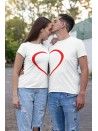 Dwa serca (koszulki dla par)